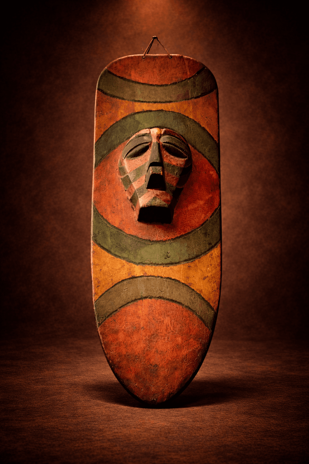 Painted Shield Mask