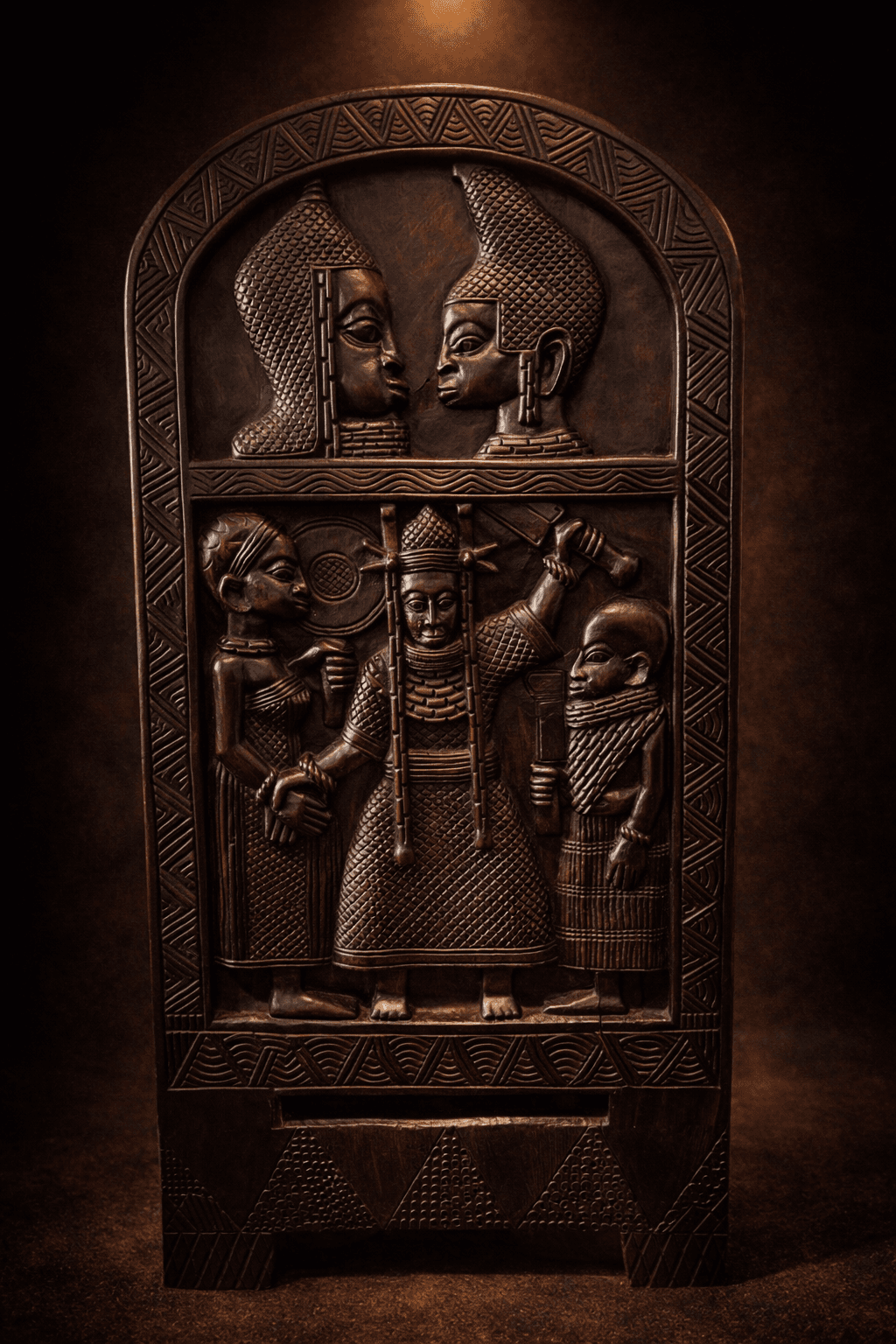 Royal Court Relief Plaque